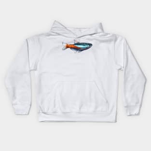 Cozy Neon Tetra Kids Hoodie